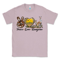 Lilac Peace Love Kangaroo Classic Tee - LillyAllenDesigns