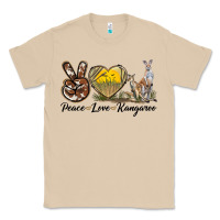 Mushroom Peace Love Kangaroo Classic Tee - LillyAllenDesigns