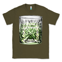 Army Green gin tonic Classic Tee - AdoDesignShop
