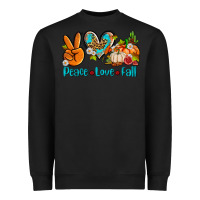 Black peace love fall ado Heavyweight Sweatshirt - AdoDesignShop
