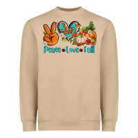 Mushroom peace love fall ado Heavyweight Sweatshirt - AdoDesignShop