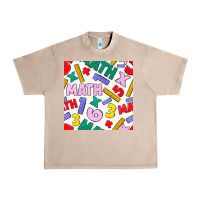 French Oak math seamless pattern Urban Heavy Tee - BundleAndBundleShop