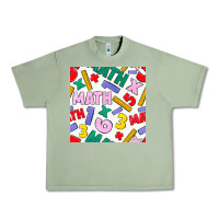 Oil Green math seamless pattern Urban Heavy Tee - BundleAndBundleShop