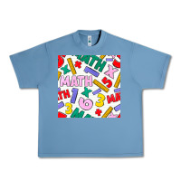 Pebble Blue math seamless pattern Urban Heavy Tee - BundleAndBundleShop