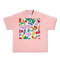 Salmon math seamless pattern Urban Heavy Tee - BundleAndBundleShop