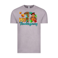 Vintage Zinc my first thanksgiving with turkey Vintage Tee - AdoDesignShop