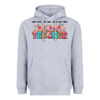 Heather Grey teach them love them watch them grow teacher Heavyweight Hoodie - Artiststas
