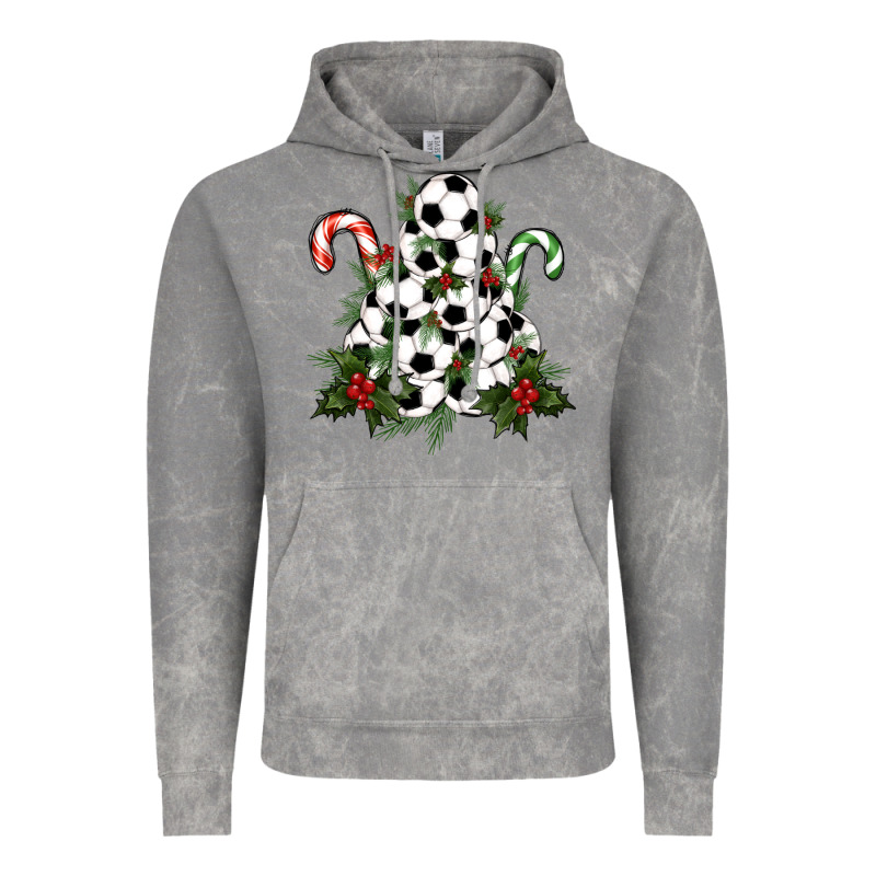 Lightning Soccer Christmas Tree Vintage Hoodie by RanaPortraitStore | Teevron