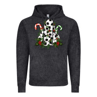 Vintage Black Lightning Soccer Christmas Tree Vintage Hoodie - RanaPortraitStore