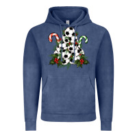 Vintage Denim Lightning Soccer Christmas Tree Vintage Hoodie - RanaPortraitStore