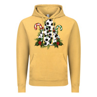 Vintage Mustard Lightning Soccer Christmas Tree Vintage Hoodie - RanaPortraitStore