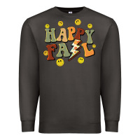 Smoke happy fall smiley face Premium Sweatshirt - BarkalooDesign