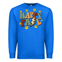 True Royal happy fall smiley face Premium Sweatshirt - BarkalooDesign