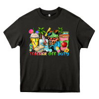 Asphalt teacher off duty coffee cups Heavy Core Tee - Zillion Design Studio