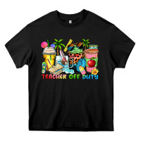 Black teacher off duty coffee cups Heavy Core Tee - Zillion Design Studio