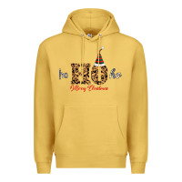 Antique Gold Ho Ho Ho Merry Christmas Premium Hoodie - Bettercallsaul