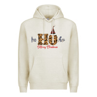 Oatmeal Heather Ho Ho Ho Merry Christmas Premium Hoodie - Bettercallsaul