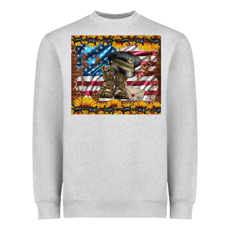 Westerm Usa Army Boots Heavyweight Sweatshirt by Artiststas | Teevron