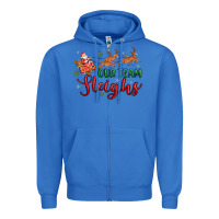 True Royal our team sleigh Zipper Hoodie - MaliasSmallBusiness