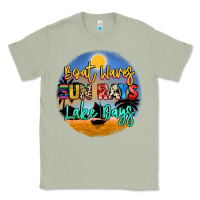 Matcha boat waves sun rays lake days Classic Tee - NancyCooperArtShop