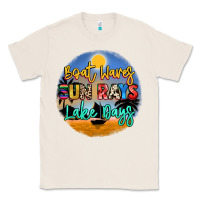Natural boat waves sun rays lake days Classic Tee - NancyCooperArtShop