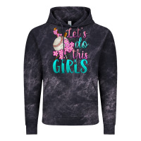 Cloud Black let's do this girls baseball Vintage Hoodie - BundleAndBundleShop