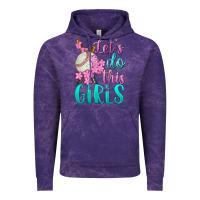 Cloud Purple let's do this girls baseball Vintage Hoodie - BundleAndBundleShop