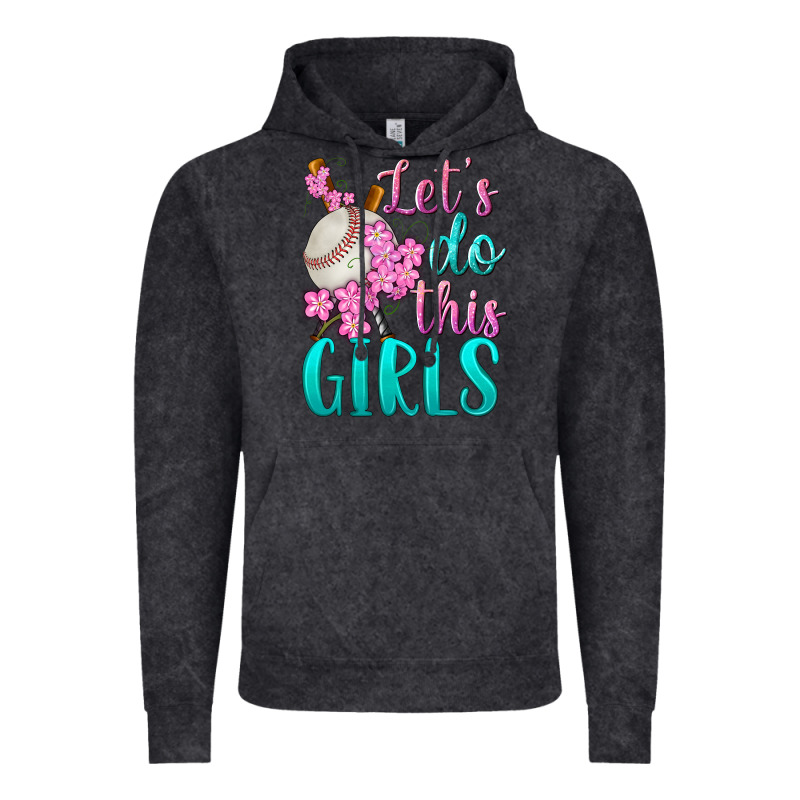 Let's Do This Girls Baseball Vintage Hoodie by BundleAndBundleShop | Teevron