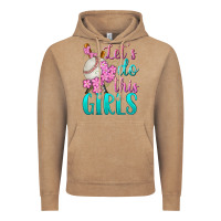 Vintage Coffee let's do this girls baseball Vintage Hoodie - BundleAndBundleShop