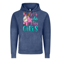 Vintage Denim let's do this girls baseball Vintage Hoodie - BundleAndBundleShop