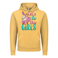 Vintage Mustard let's do this girls baseball Vintage Hoodie - BundleAndBundleShop