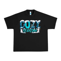 Black cozy season with snowman ado Urban Heavy Tee - AdoDesignShop