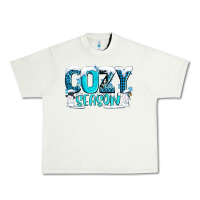 Pistachio cozy season with snowman ado Urban Heavy Tee - AdoDesignShop