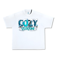White cozy season with snowman ado Urban Heavy Tee - AdoDesignShop