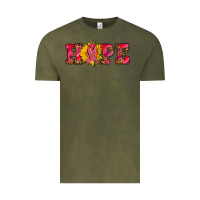 Vintage Olive hope sunflower and ribbon Vintage Tee - AdoDesignShop