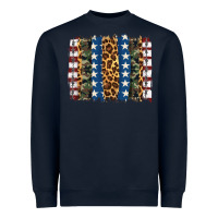 Navy usa army pattern brushstroke Heavyweight Sweatshirt - Artiststas
