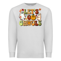 Dove Grey halloween lets go ghouls Premium Sweatshirt - BarkalooDesign