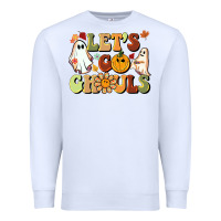 White halloween lets go ghouls Premium Sweatshirt - BarkalooDesign