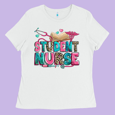 Student Nurse Ladies Tee Designed By Zillion Design Studio