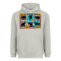 Moon Dust cow sunflower leopard Heavyweight Hoodie - Artiststas