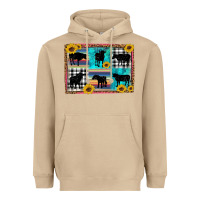 Mushroom cow sunflower leopard Heavyweight Hoodie - Artiststas