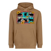 Toasted Coconut cow sunflower leopard Heavyweight Hoodie - Artiststas