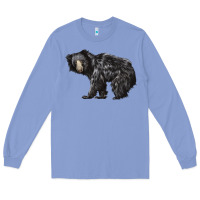 Colony Blue Sloth Bear Long Sleeve Tee - LillyAllenDesigns