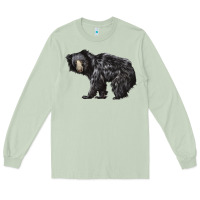 Matcha Sloth Bear Long Sleeve Tee - LillyAllenDesigns