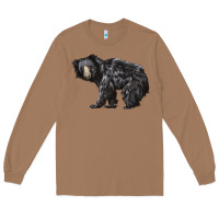 Toasted Coconut Sloth Bear Long Sleeve Tee - LillyAllenDesigns