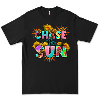 Black chase the sun Premium Tee - AdoDesignShop