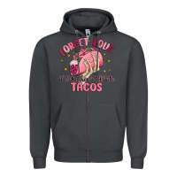 Smoke forget love id rather fall into tacos Zipper Hoodie - MaliasSmallBusiness