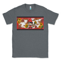 Charcoal Heather ladybug gnomies license plate template Classic Tee - BarkalooDesign