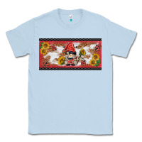 Dusty Blue ladybug gnomies license plate template Classic Tee - BarkalooDesign