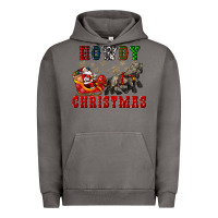 Pigment Tornado howdy christmas with santa riding his sleighs Urban Hoodie - CowGirlArtShop